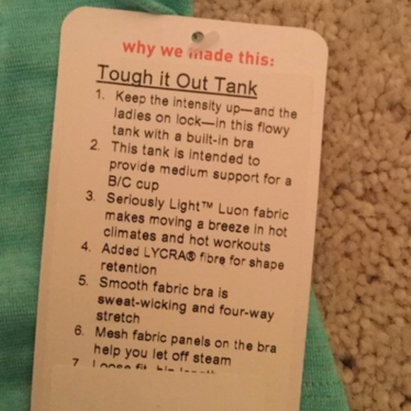 ✨EUC Lululemon Tough It Out Tank✨ - Picture 3 of 4